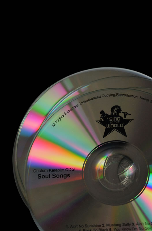 Karaoke Custom Discs. Packs and Hardware Sing To The World